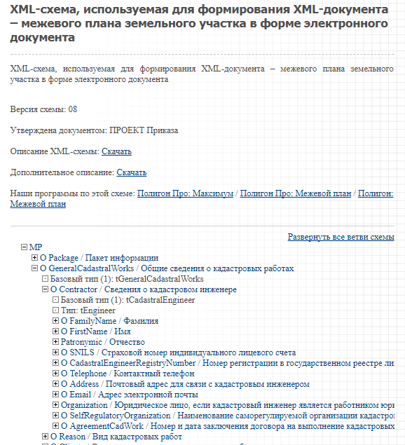 Обзор Новой XML-Схемы Межевого Плана 08 Версии